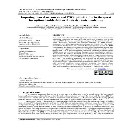 Imposing neural networks and PSO optimization in the quest for optimal ...
