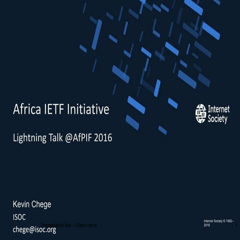 Africa IETF Initiative