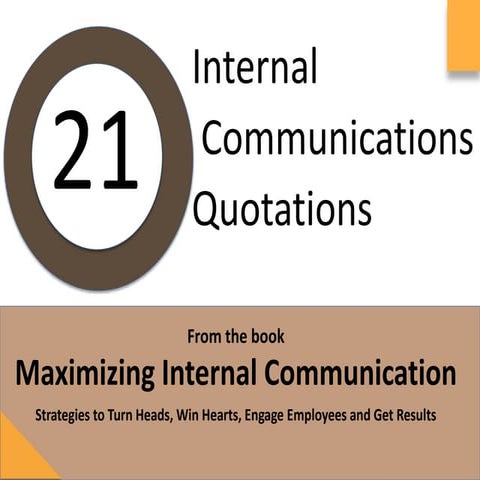 21 Internal Communications Quotations