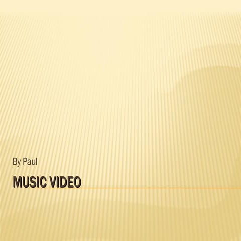 2 +1layout music video analysis