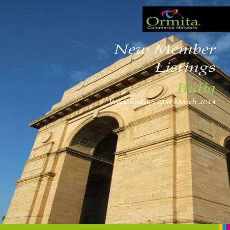 Ormita: 21st March 2014 - New Members India