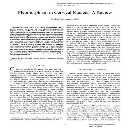 Pleomorphism in Cervical Nucleus: A Review