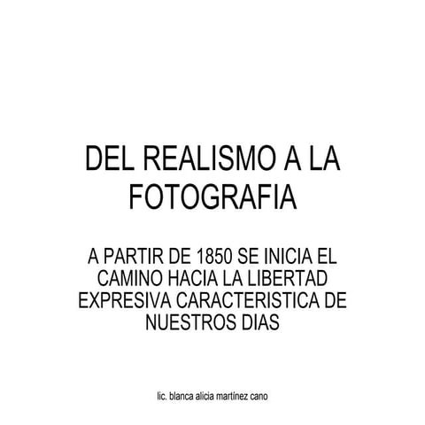 2.1 Realismoyfotografia