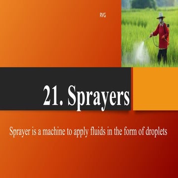 Sprayers types 