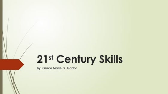 The 4C's of 21st Century Skills | PDF | Education
