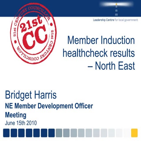 North East Induction Results