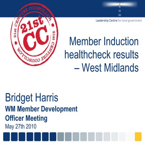 West Midlands Induction results