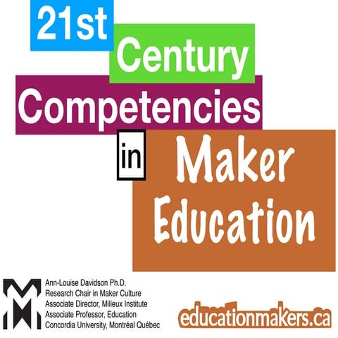 21st century competencies in Maker Education | PDF