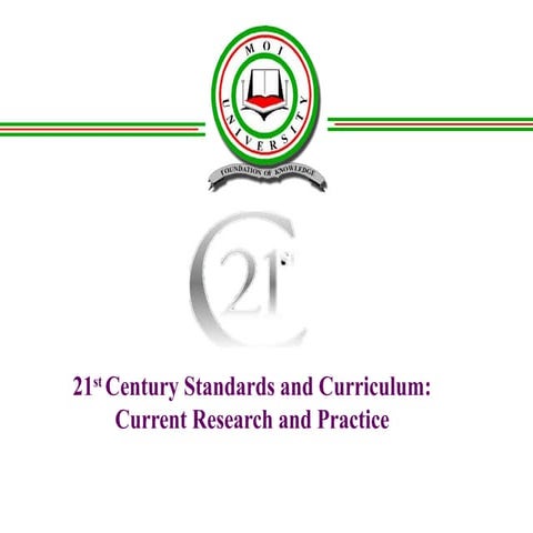 21st century curriculum standard and current curriculum  research practice ap...