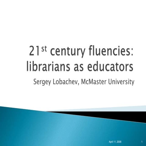 21st Century Fluencies