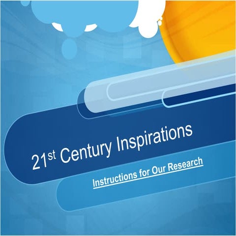 21st century Inspirations