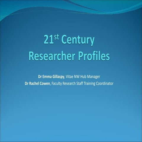 21st Century Research Profiles