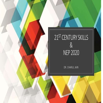 21st CENTURY SKILLS & NEP 2020.pptx
