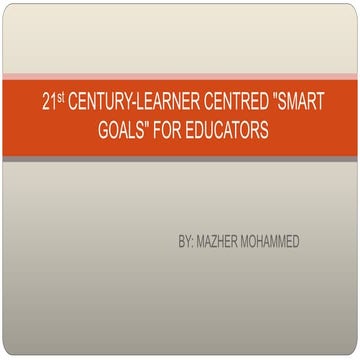 21st century SMART GOALS FOR teachers.pptx