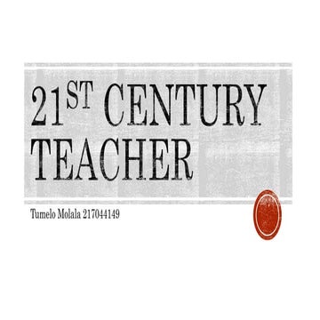 Duties and responsibilities of a teacher | PPTX