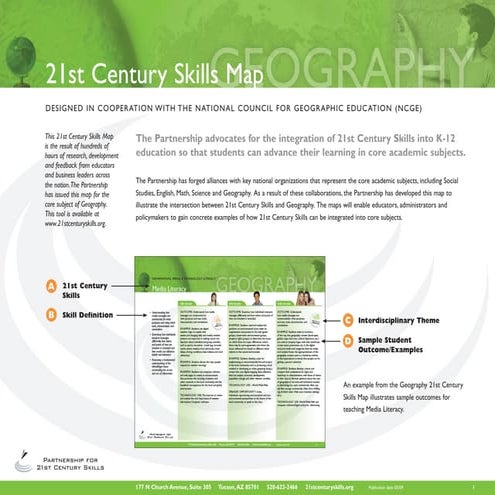 21st century skills map for geography