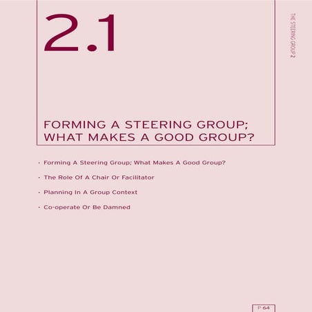 21 Steering Group