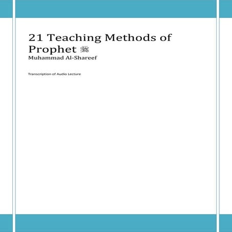 Teaching Methodology of Prophet Muhammad (saw) | PPTX