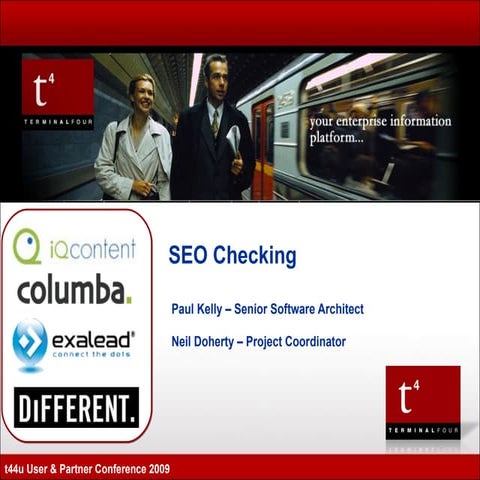 TERMINALFOUR t44u 2009 - SEO Checking & Testing