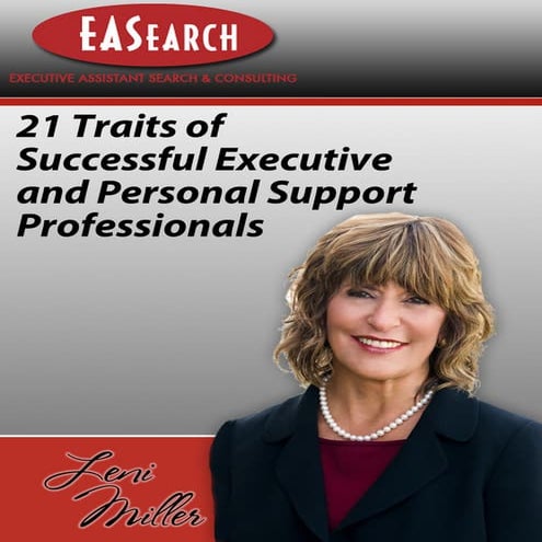 21 Traits of Successful Executive and Personal Support Professionals