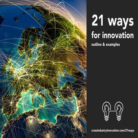21 ways for innovation. Get your own 21 ways set