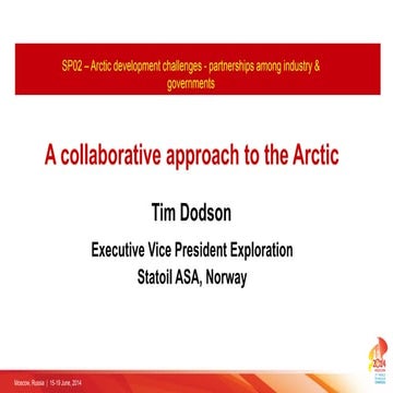 A collaborative approach to the Arctic