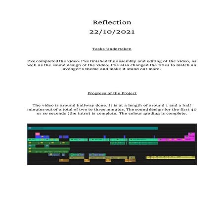 22 10-2021 reflection