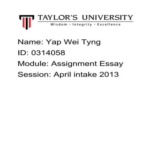 Assignment 1 | DOCX