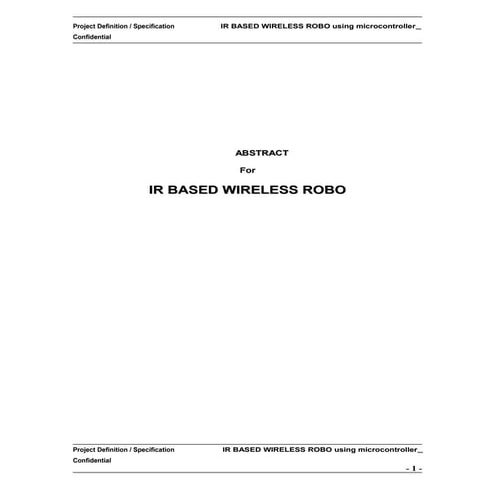 22.ir based wireless robo