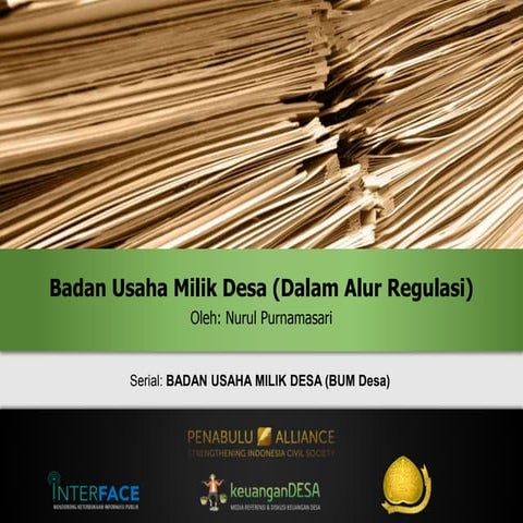 22. bumdes dalam alur regulasi