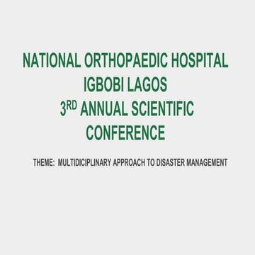 Role of Nursing In Disaster Management