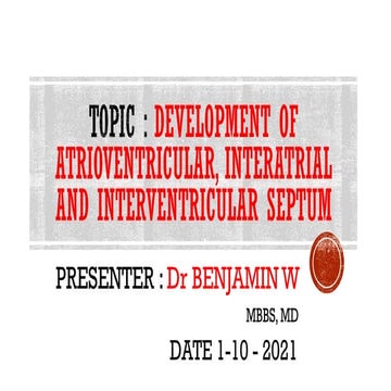 22. Development of Interatrial and Interventricular septum 2020.pdf