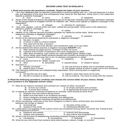 school year 22 23 2ND long English 8 docx