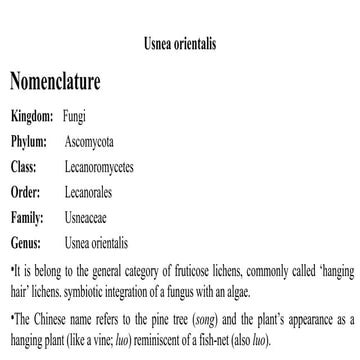 22. Usnea orientalis sssssssssssssss.ppt