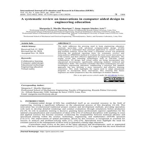 A systematic review on innovations in computer aided design in ...