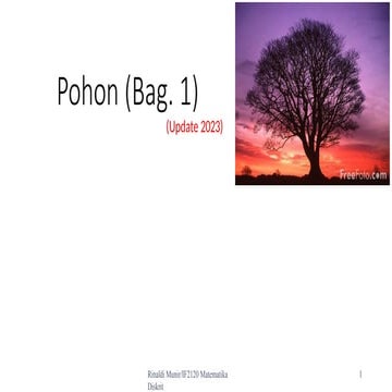 22-Pohon-Bag1-2023 pada matematika diskrit