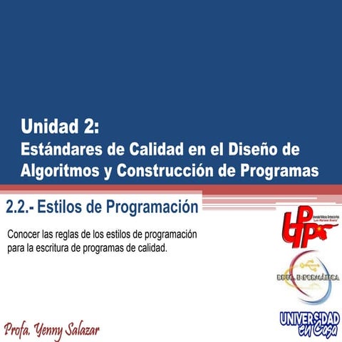 Tema 2.2.- Estilos de Programación