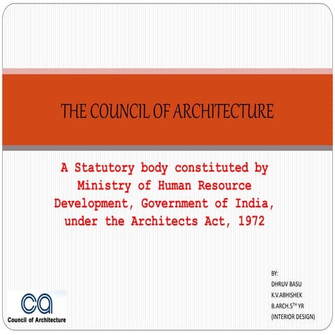 22006361-The-Council-of-Architecture.ppt