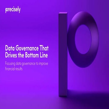 Data Governance That Drives the Bottom Line