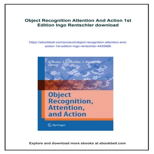 Object Recognition Attention And Action 1st Edition Ingo Rentschler