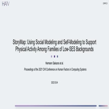 StoryMap: Using Social Modeling and Self-Modeling to Support Physical Activit...
