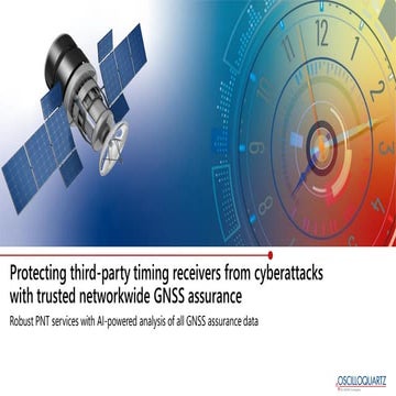 Protecting third-party timing receivers from cyberattacks with trusted networ...
