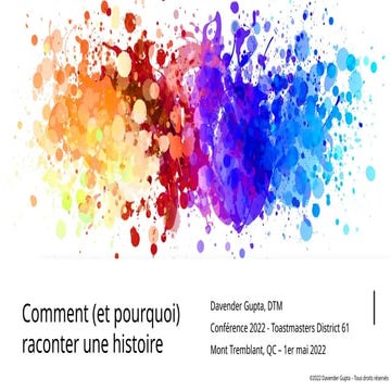 Comment raconter une histoire qui inspire