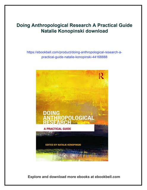 Research methods in anthropology | PPTX