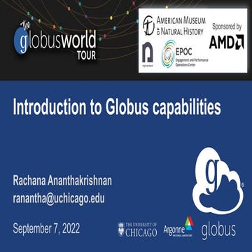 Introduction to Globus