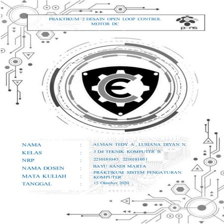 DESAIN OPEN LOOP CONTROL MOTOR DC 2