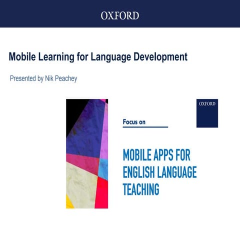 Mobile Learning presentation apps for english language | PDF