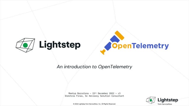 Meetup OpenTelemetry Intro
