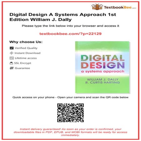 Comprehensive Guide to Digital Design and Systems Approach by William J ...