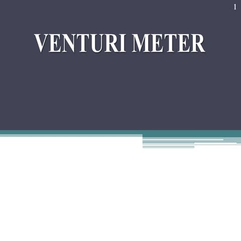 venturi meter
